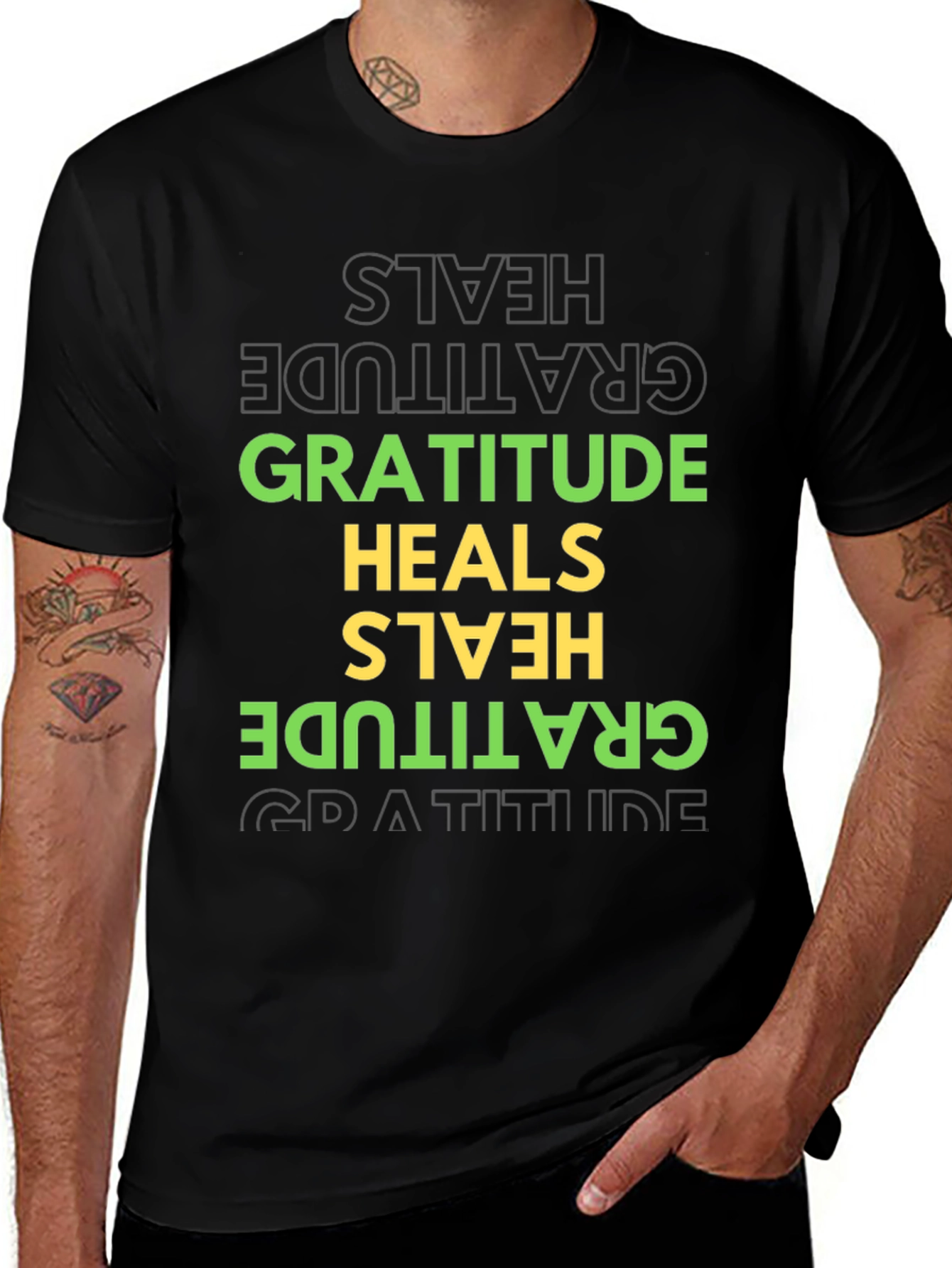 Gratitude Heals Graphic Tee