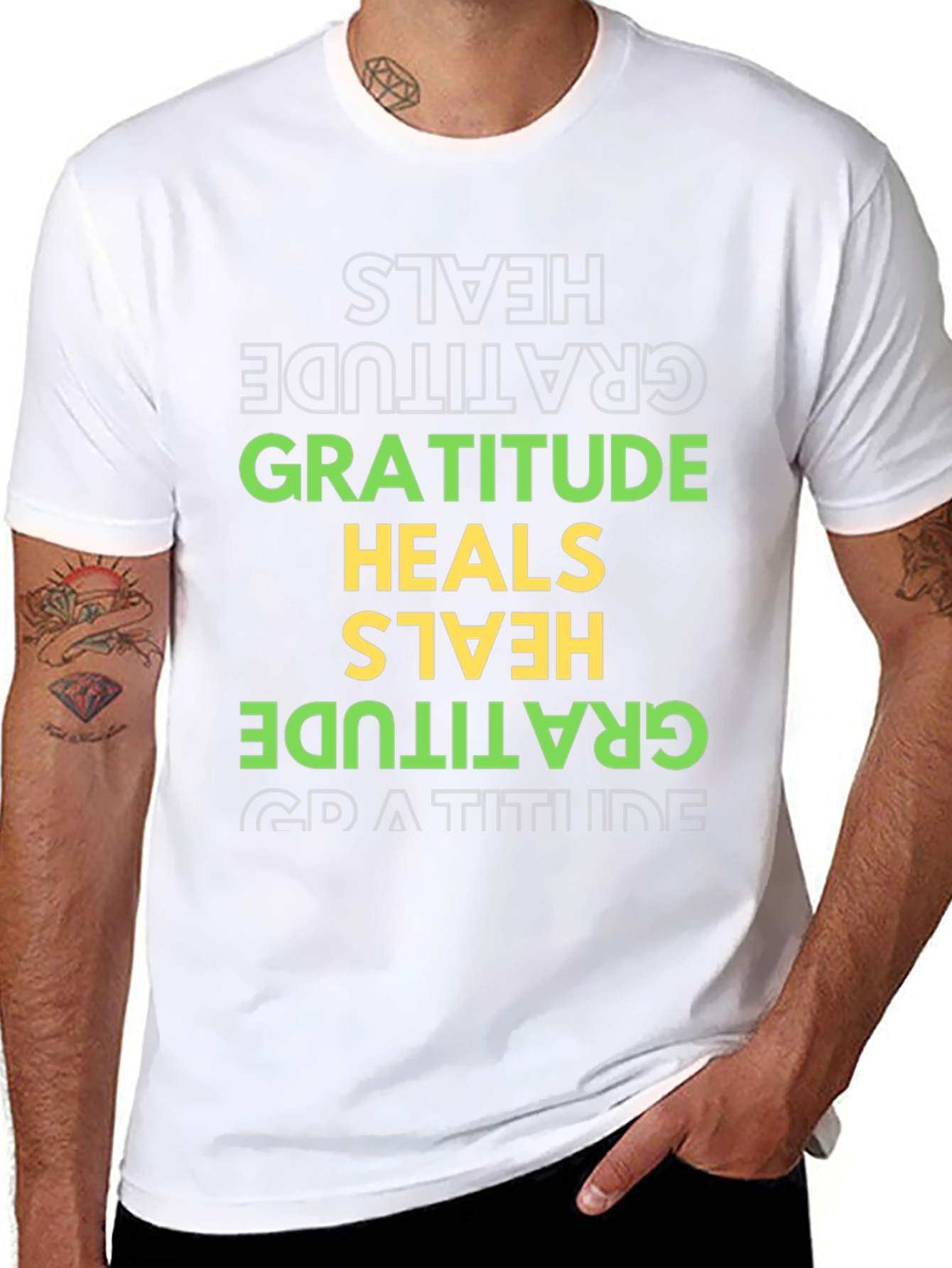 Gratitude Heals Graphic Tee