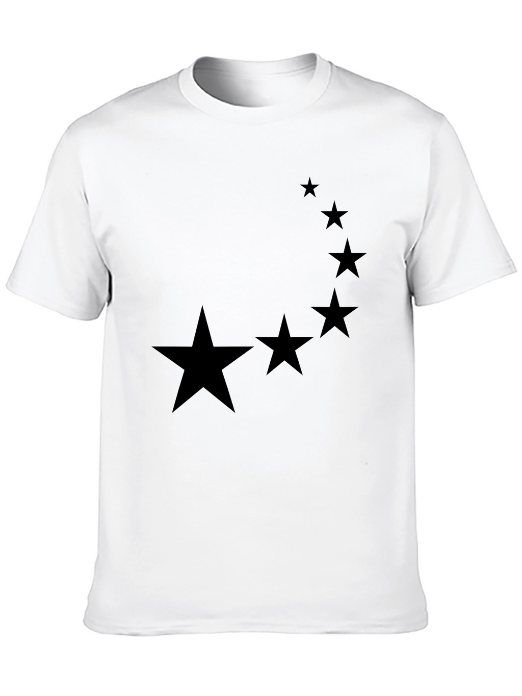 Starry Crescent Black Tee