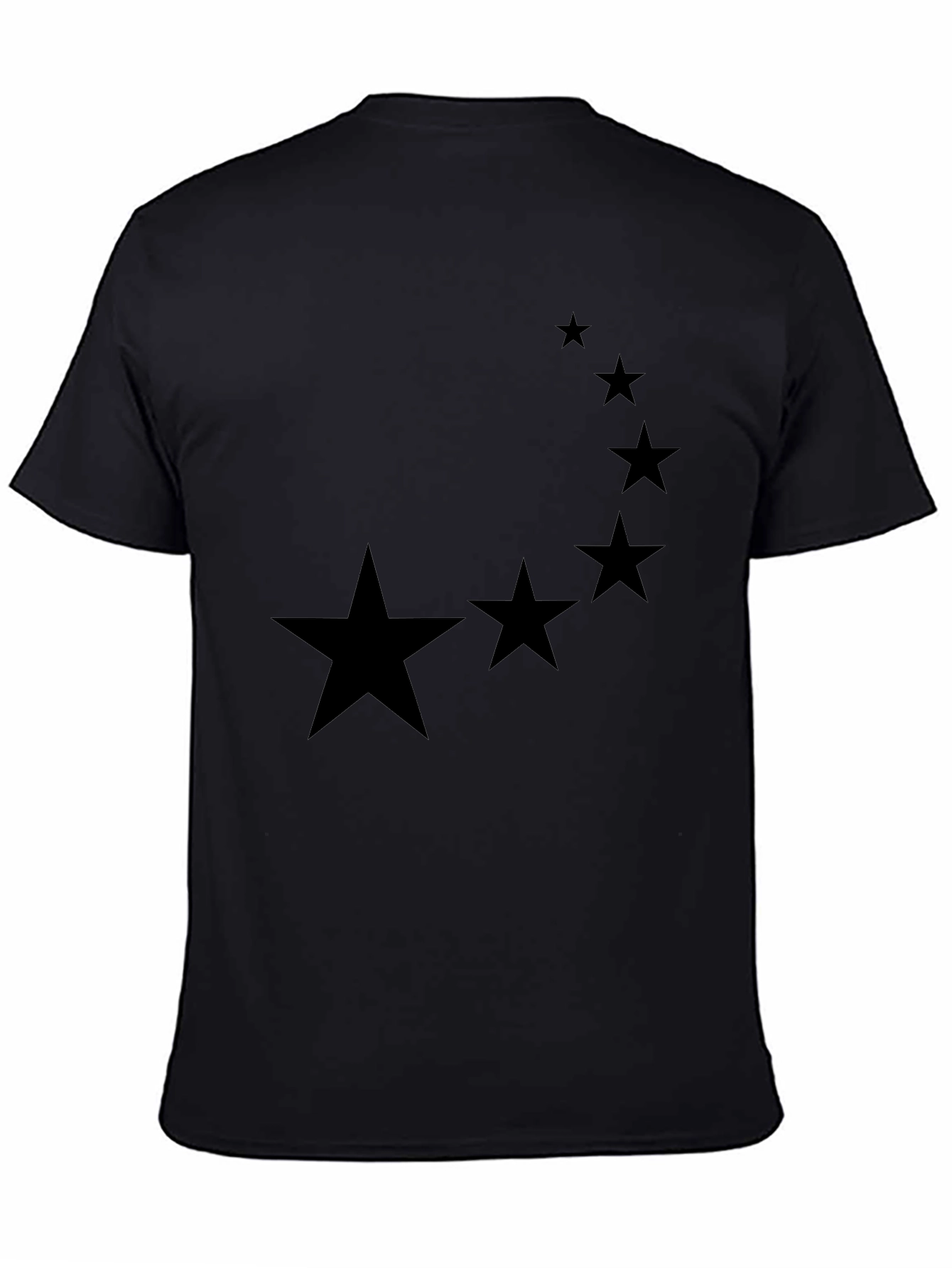 Starry Crescent Black Tee
