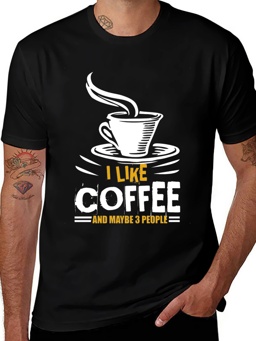 I Like Coffee and Maybe 3 People T-Shirt