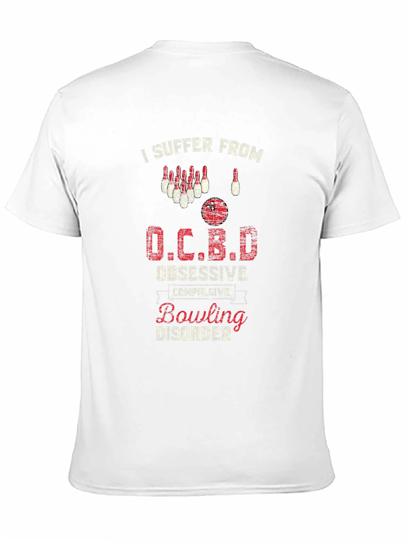 OCBD Bowling Disorder T-Shirt - Funny Bowler Tee