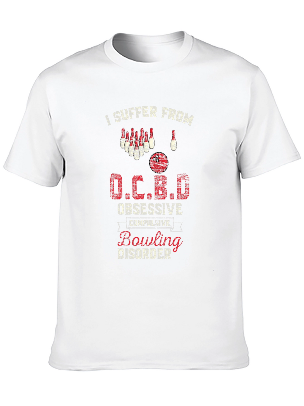 OCBD Bowling Disorder T-Shirt - Funny Bowler Tee
