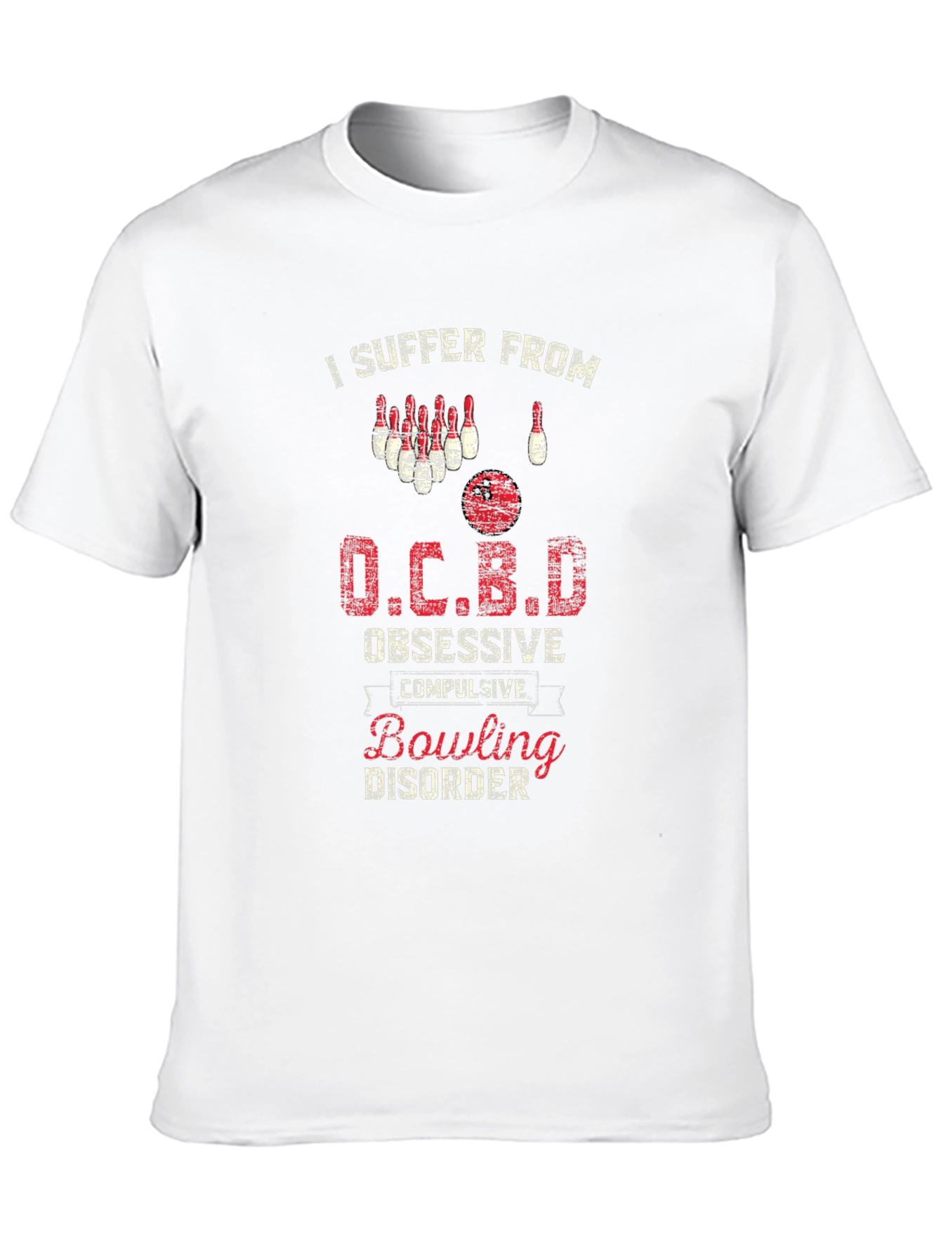 OCBD Bowling Disorder T-Shirt - Funny Bowler Tee