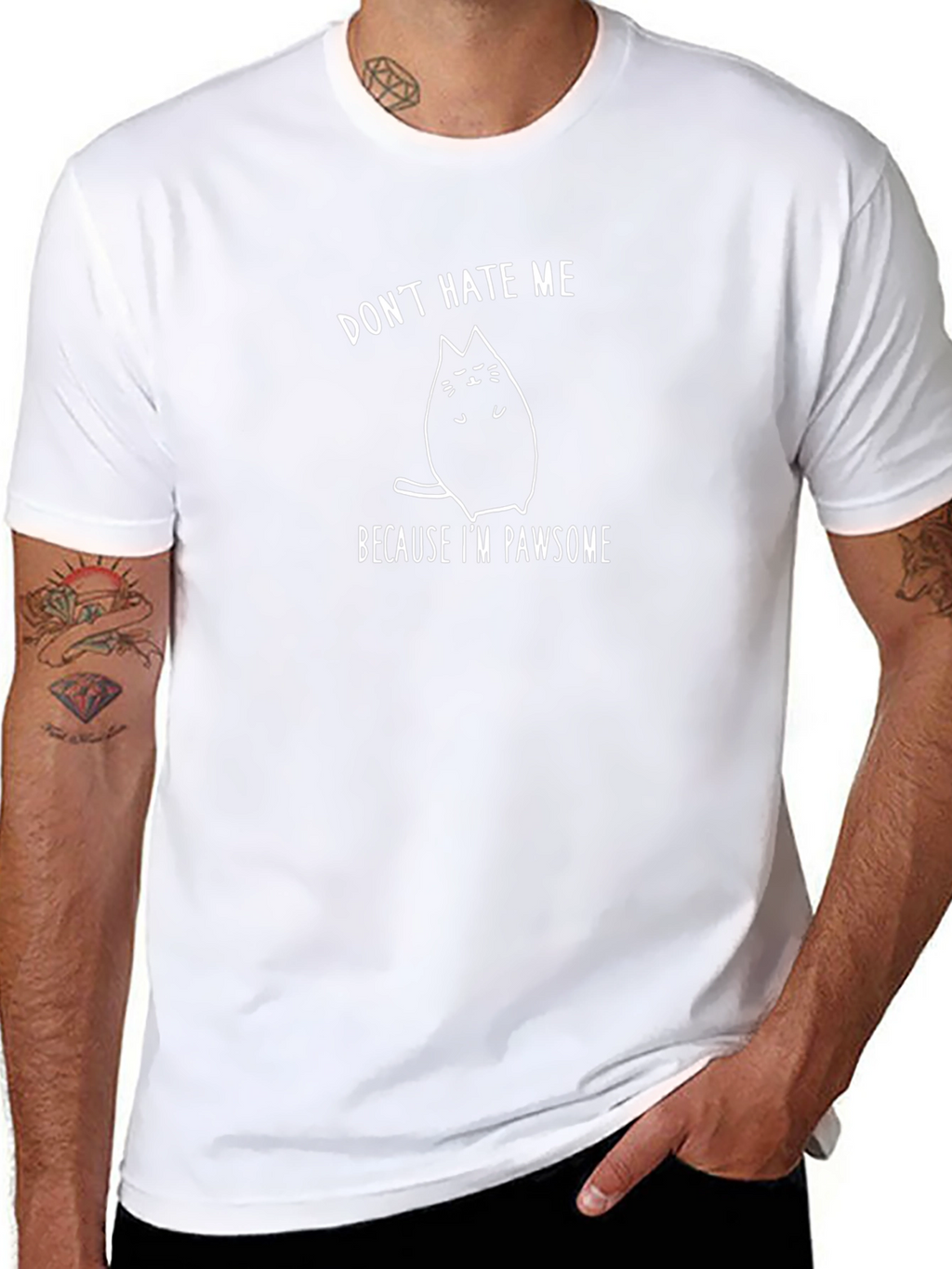 Pawsome Cat T-Shirt - Funny Cat Lover Tee
