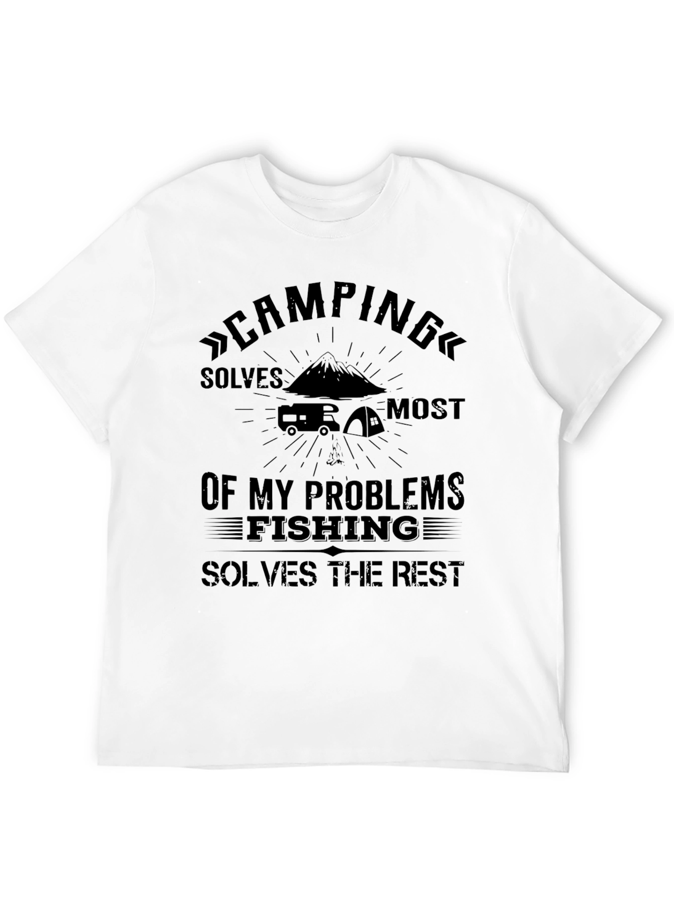 Camping & Fishing Problem Solver T-Shirt
