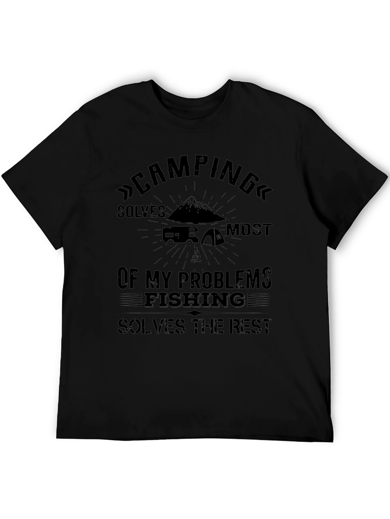 Camping & Fishing Problem Solver T-Shirt