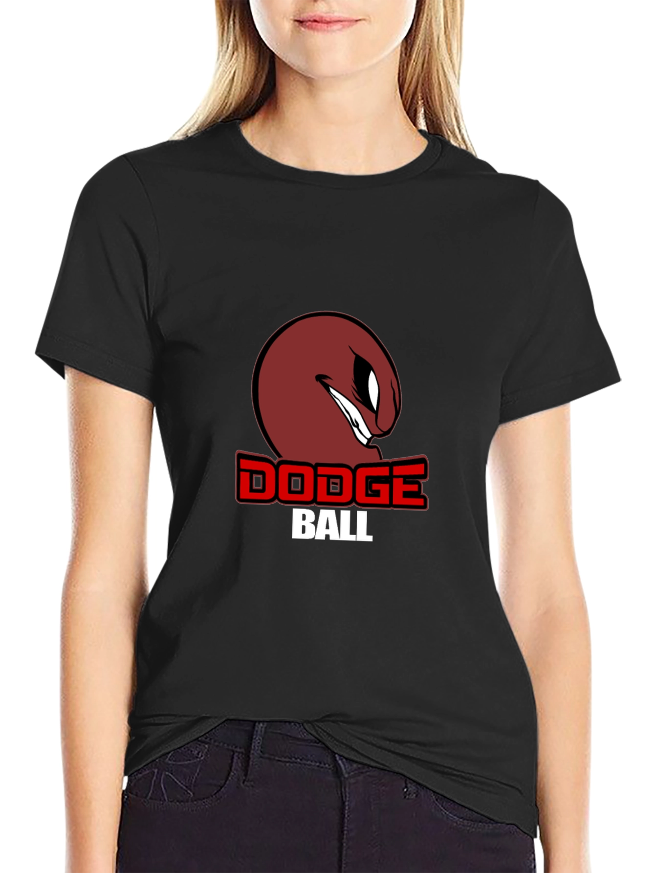 Dodgeball T-Shirt: Cartoon Ball Graphic Tee