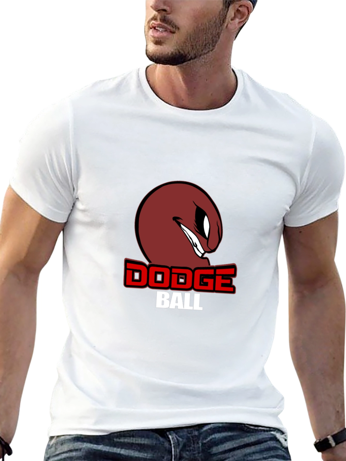 Dodgeball T-Shirt: Cartoon Ball Graphic Tee