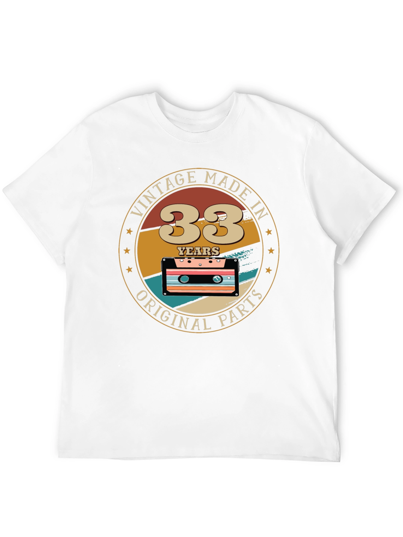Vintage 33 Years Original Parts T-Shirt