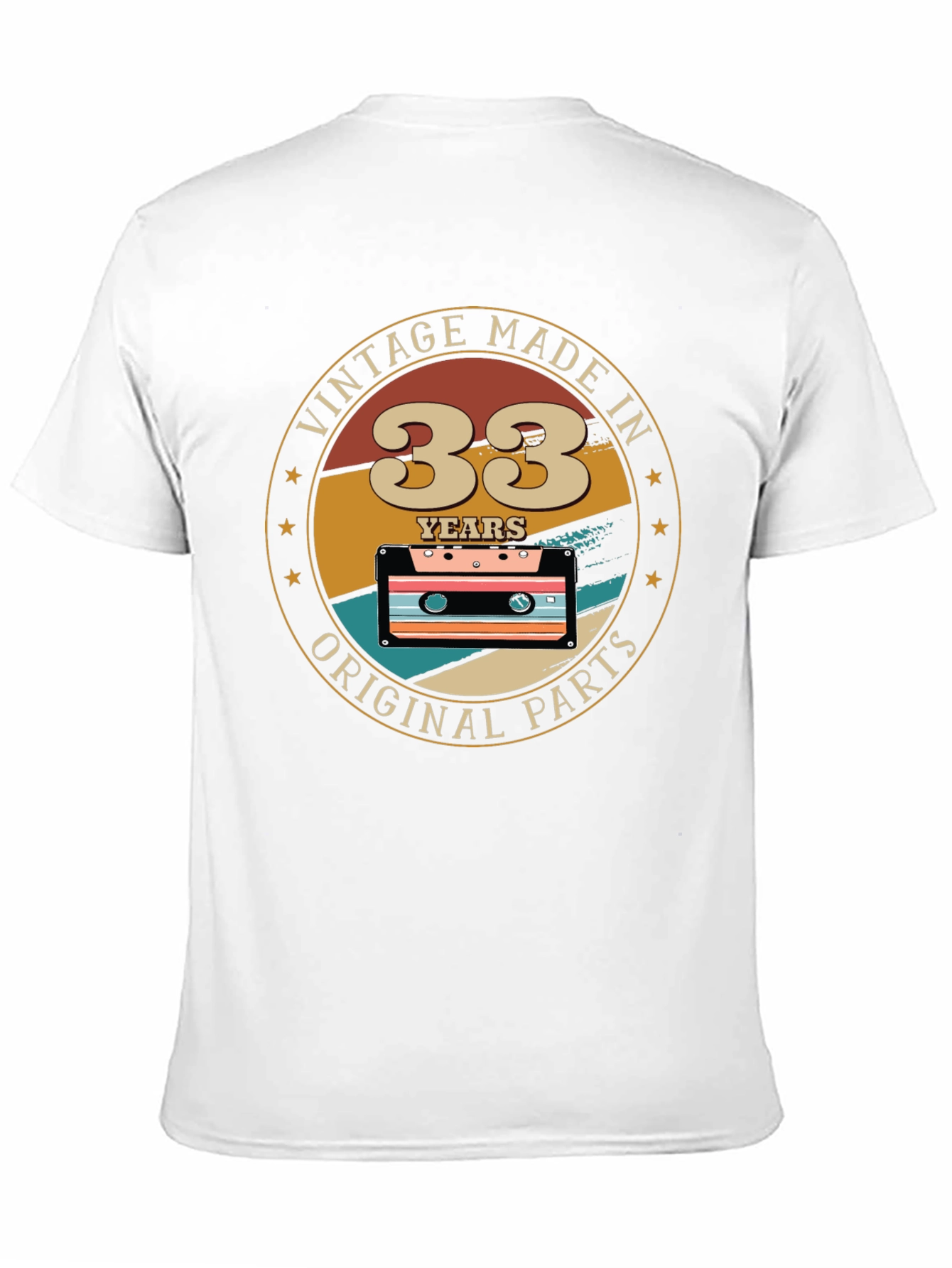 Vintage 33 Years Original Parts T-Shirt