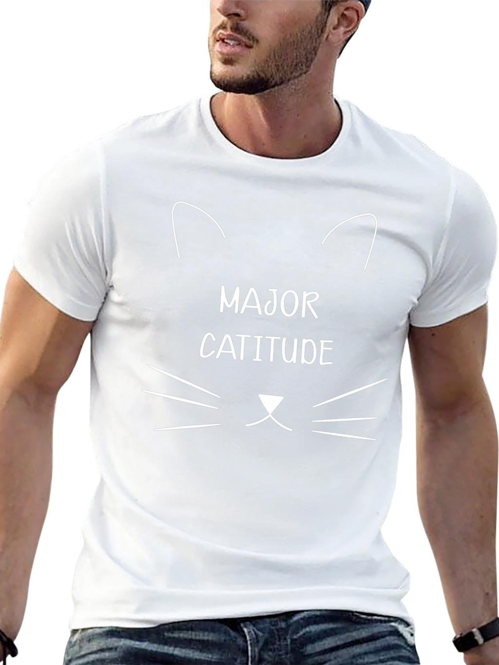 Major Catitude Tee - Funny Cat Lover Shirt