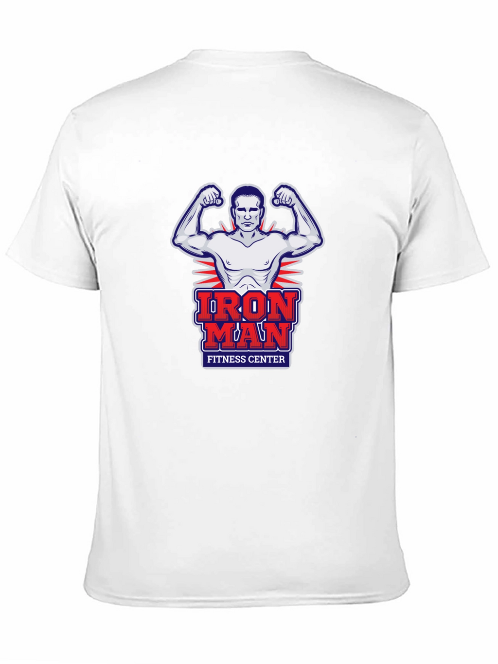 Iron Man Fitness Center Graphic T-Shirt