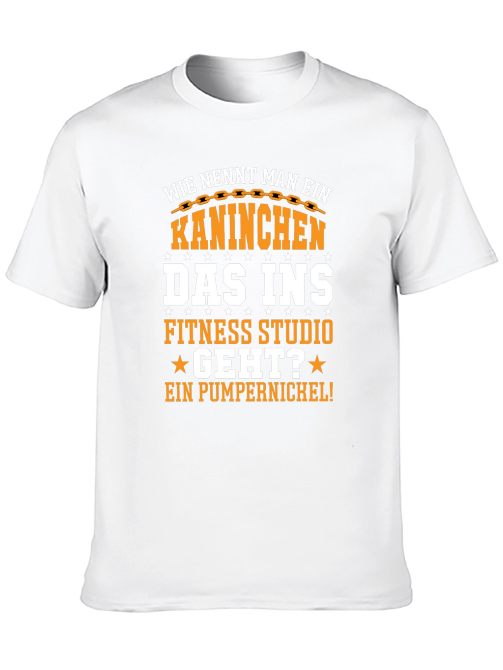Gym Bunny T-Shirt - Funny German Pun