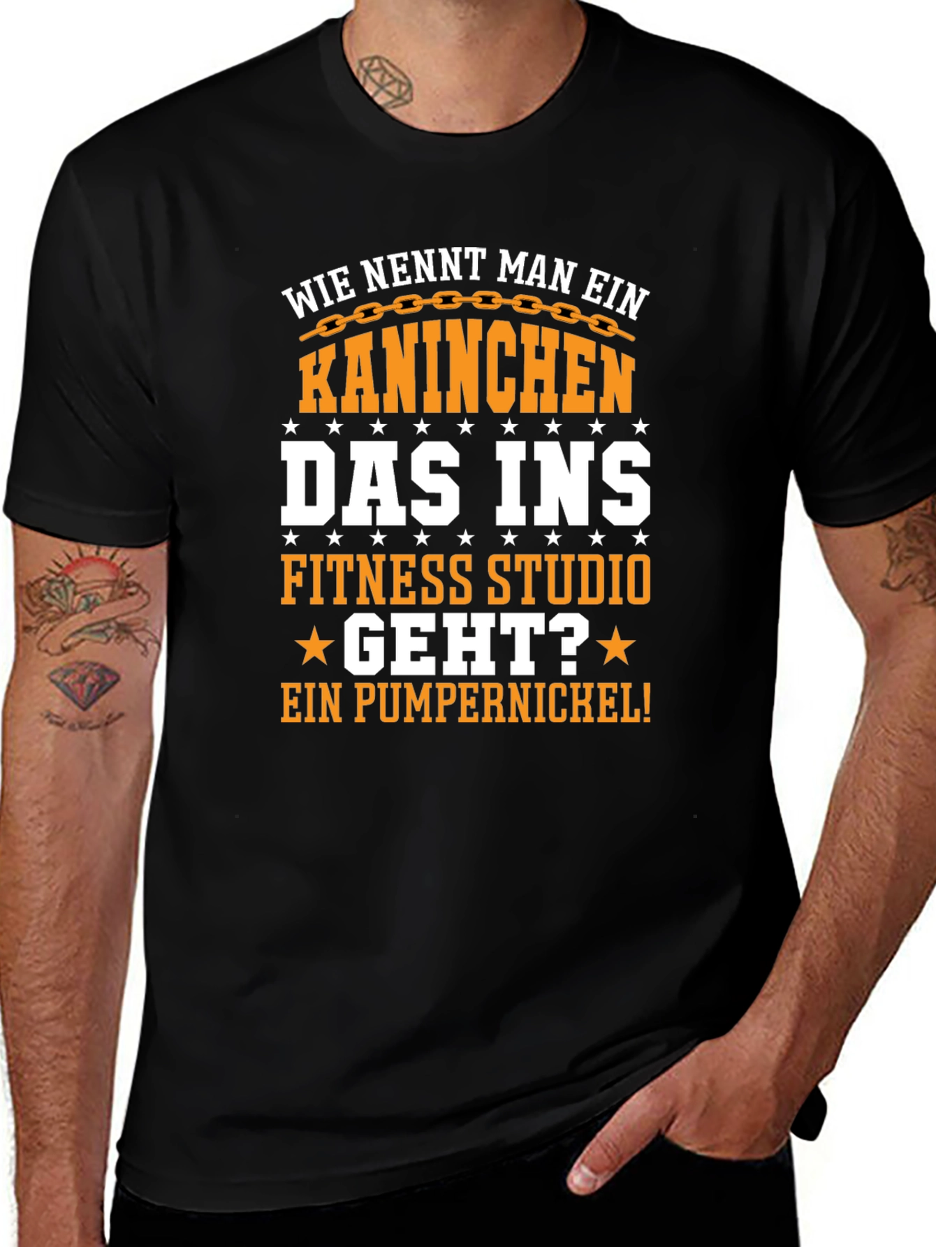 Gym Bunny T-Shirt - Funny German Pun