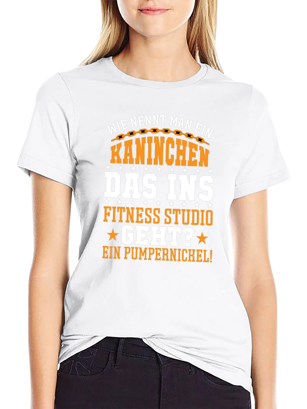 Gym Bunny T-Shirt - Funny German Pun