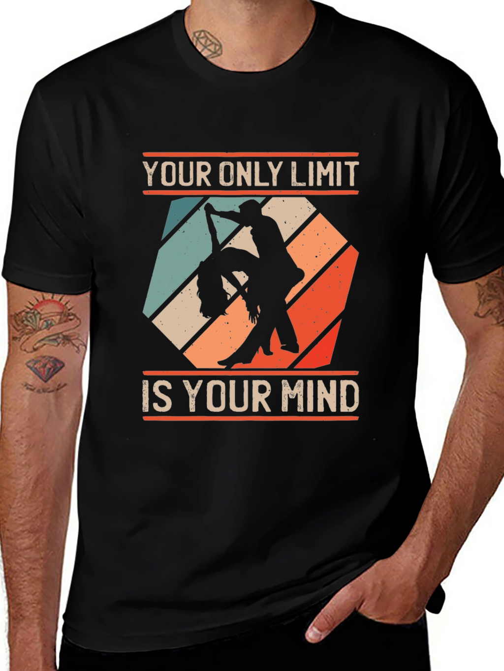 Inspirational Dance Graphic Tee - Your Only Limit