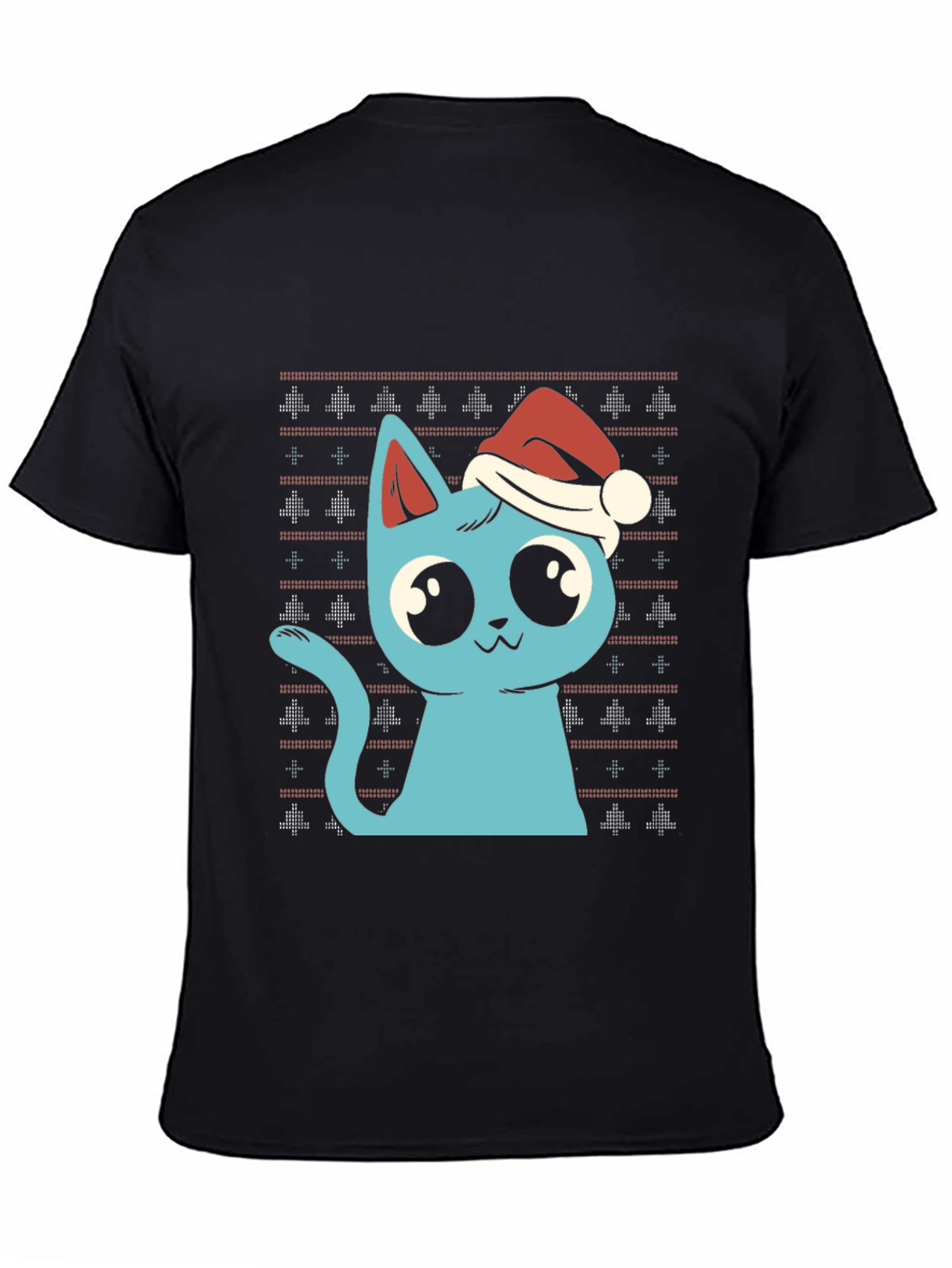Festive Cat Christmas T-Shirt