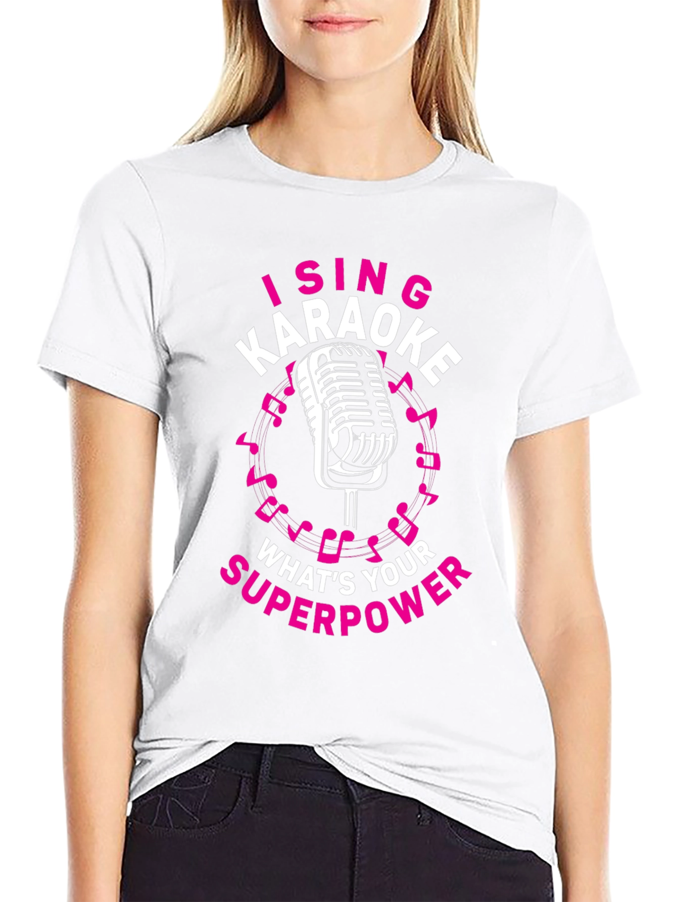 Karaoke Superpower T-Shirt - Sing Your Heart Out!