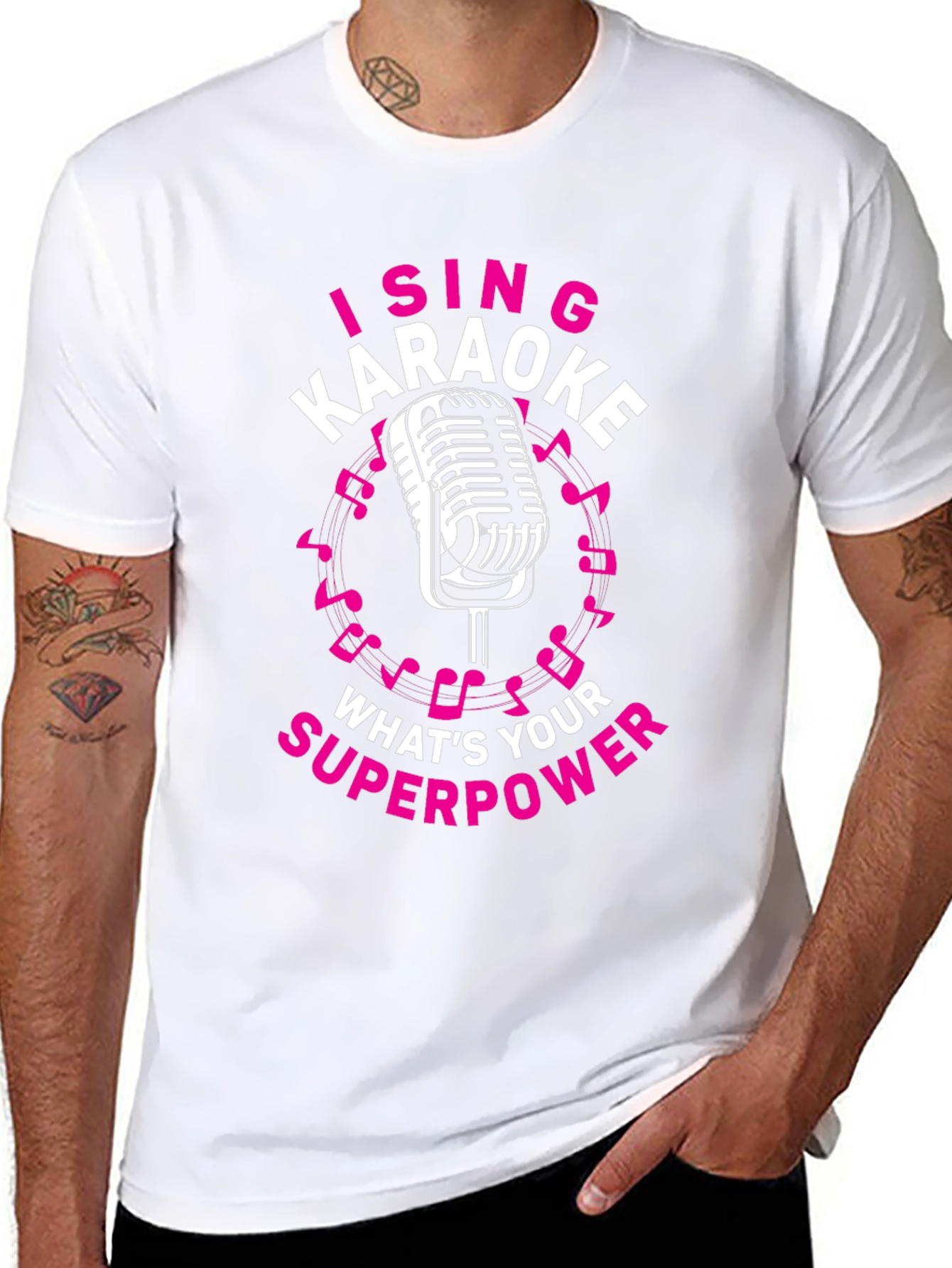 Karaoke Superpower T-Shirt - Sing Your Heart Out!
