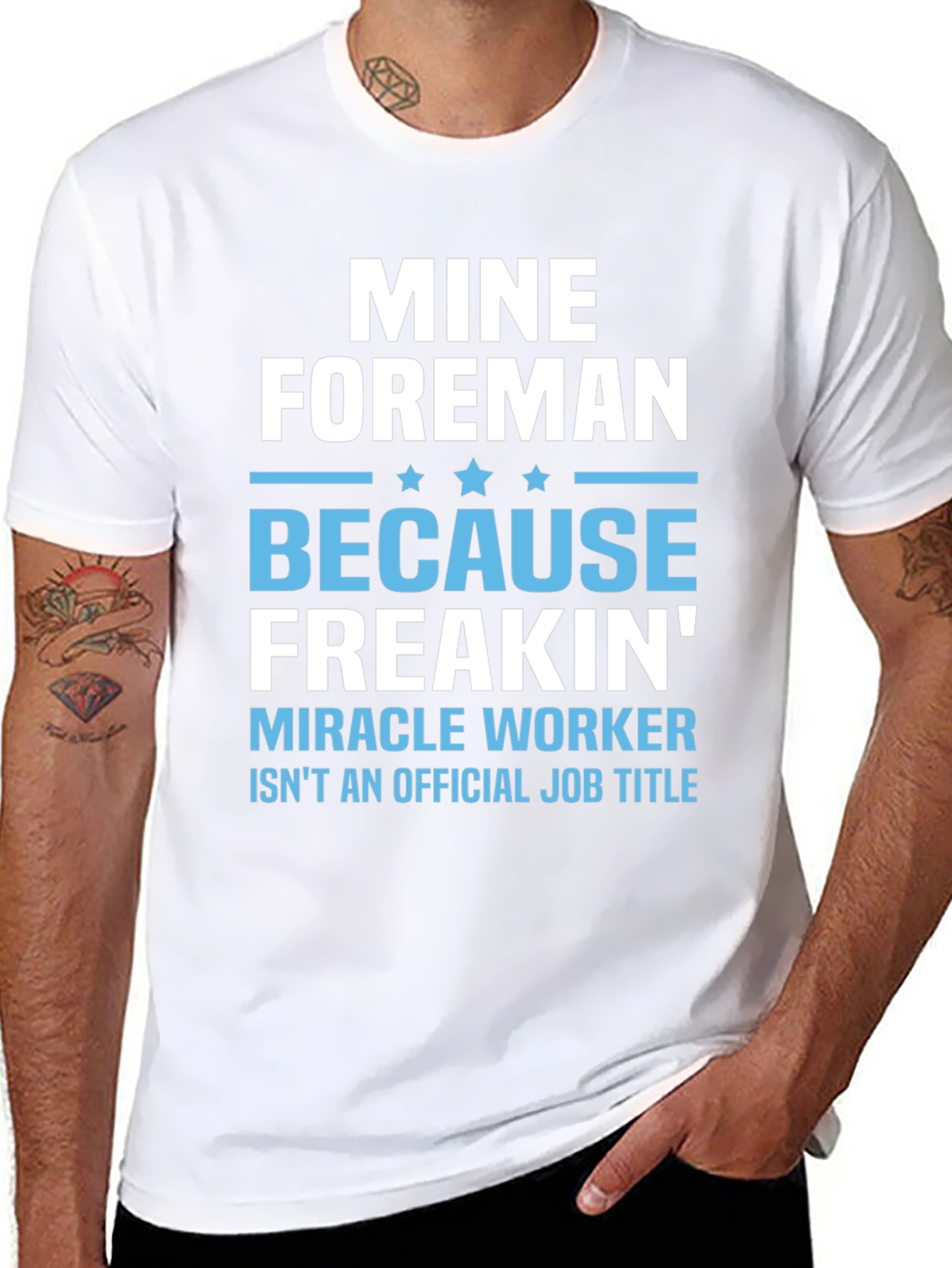Mine Foreman Funny Job Title T-Shirt
