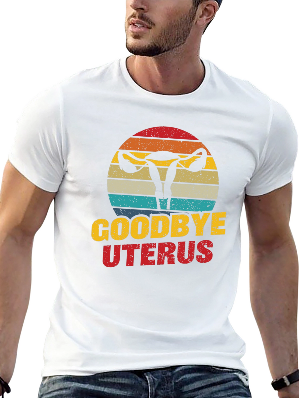 Goodbye Uterus Graphic T-Shirt Funny Hysterectomy Tee