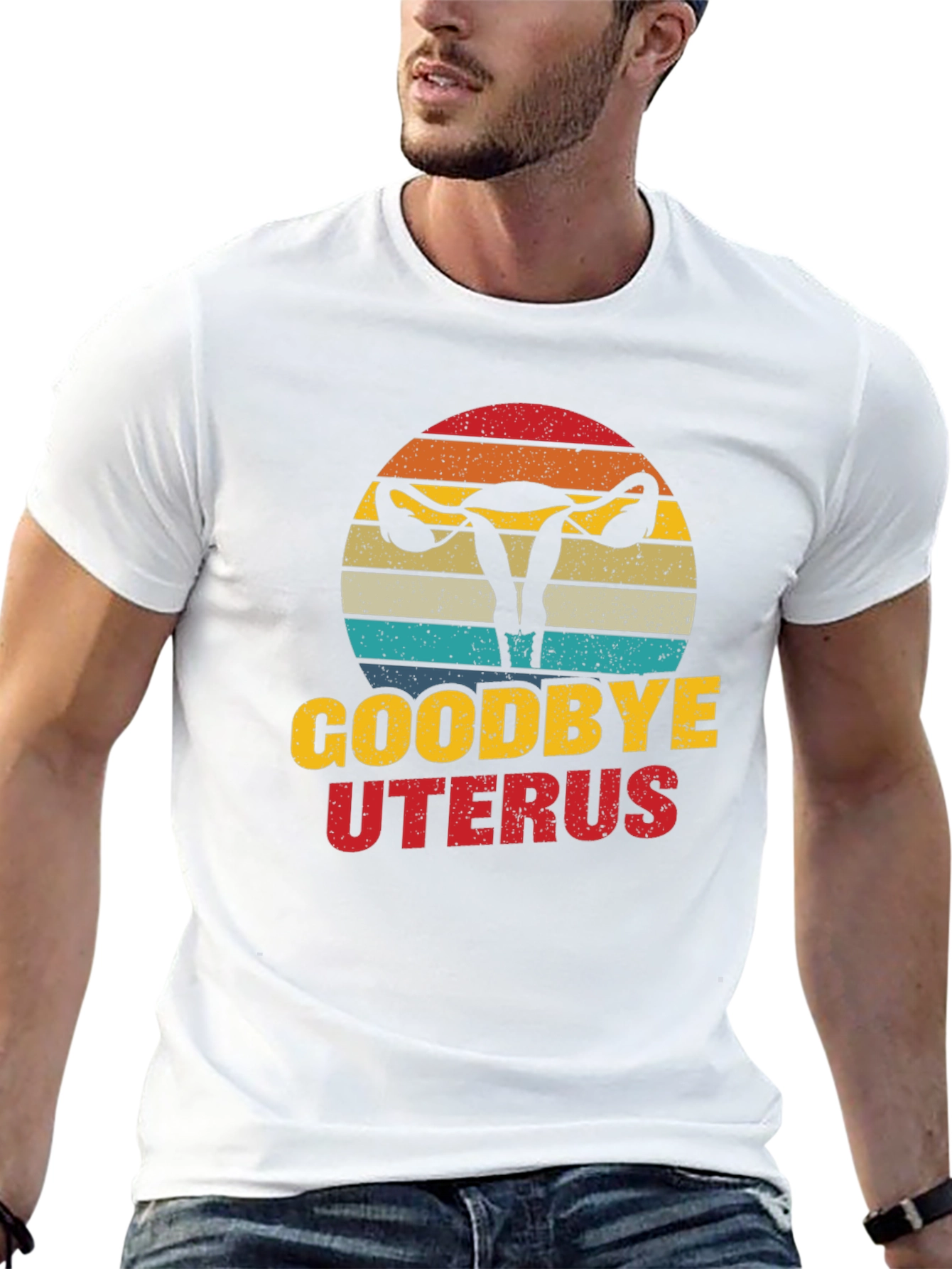 Goodbye Uterus Graphic T-Shirt Funny Hysterectomy Tee