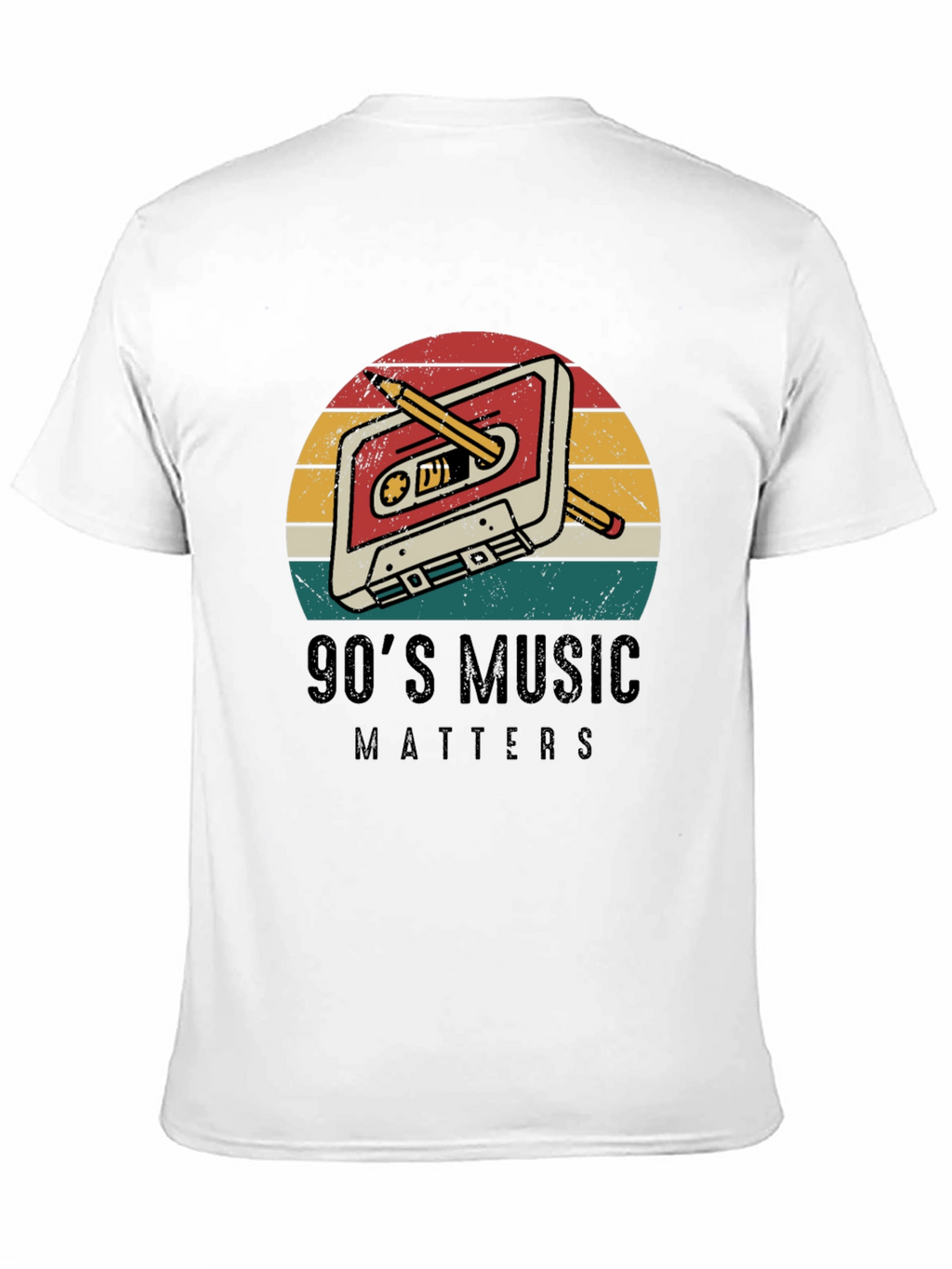90s Music Matters Retro Cassette Tape T-Shirt