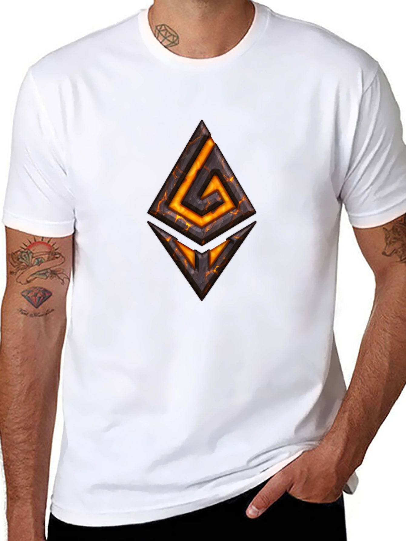 Lava Stone Geometric T-Shirt