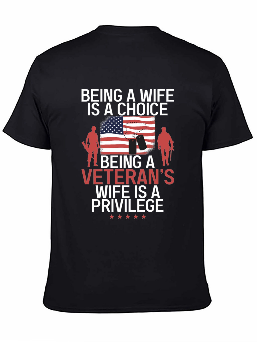 Veterans Wife Choice T-Shirt