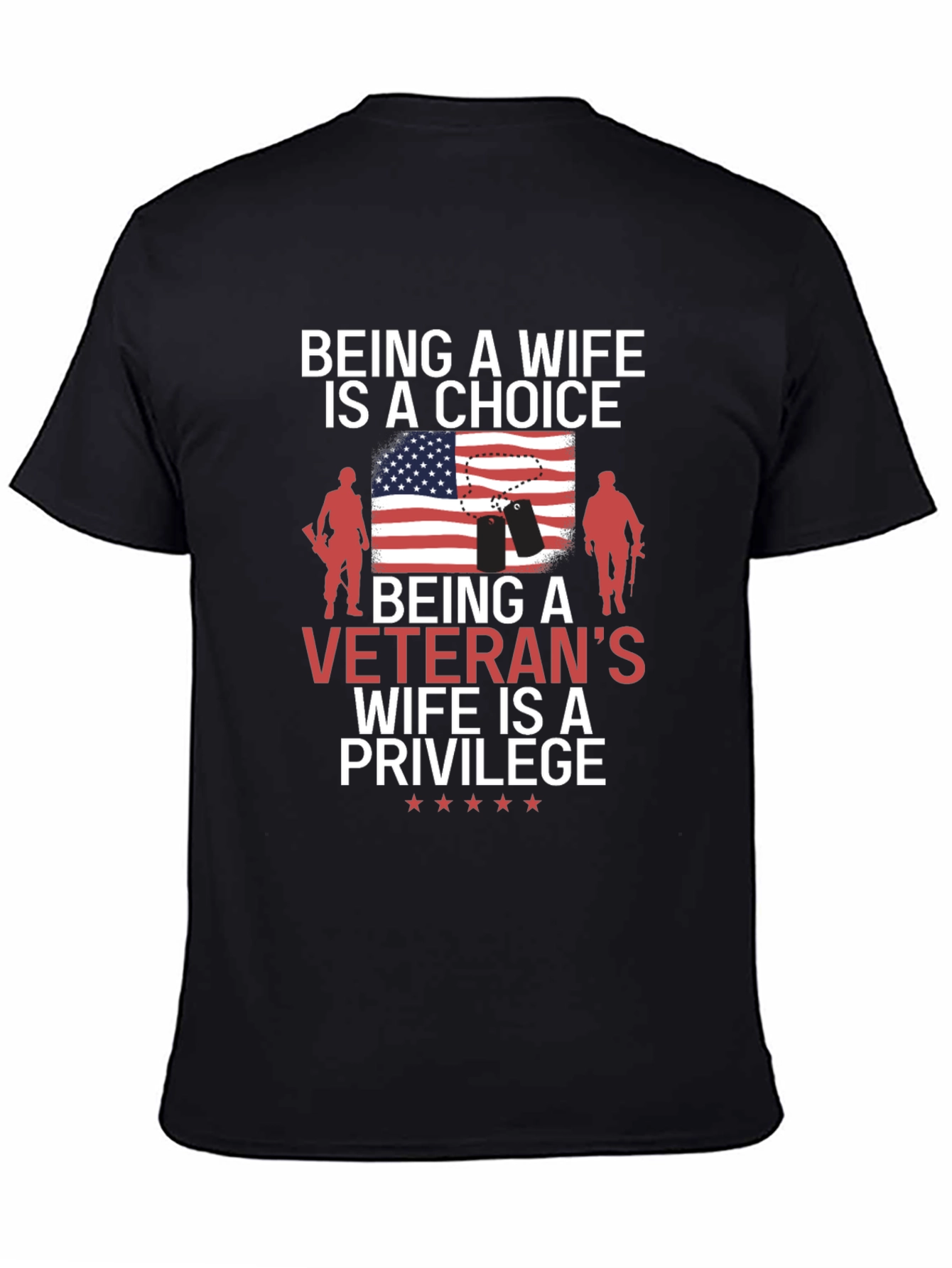 Veterans Wife Choice T-Shirt