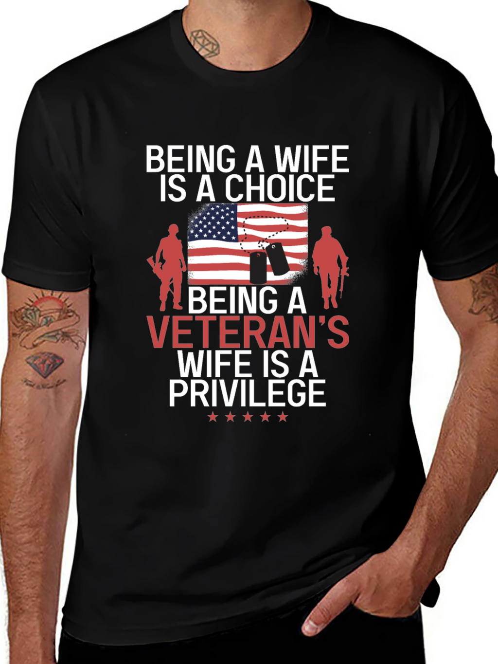 Veterans Wife Choice T-Shirt