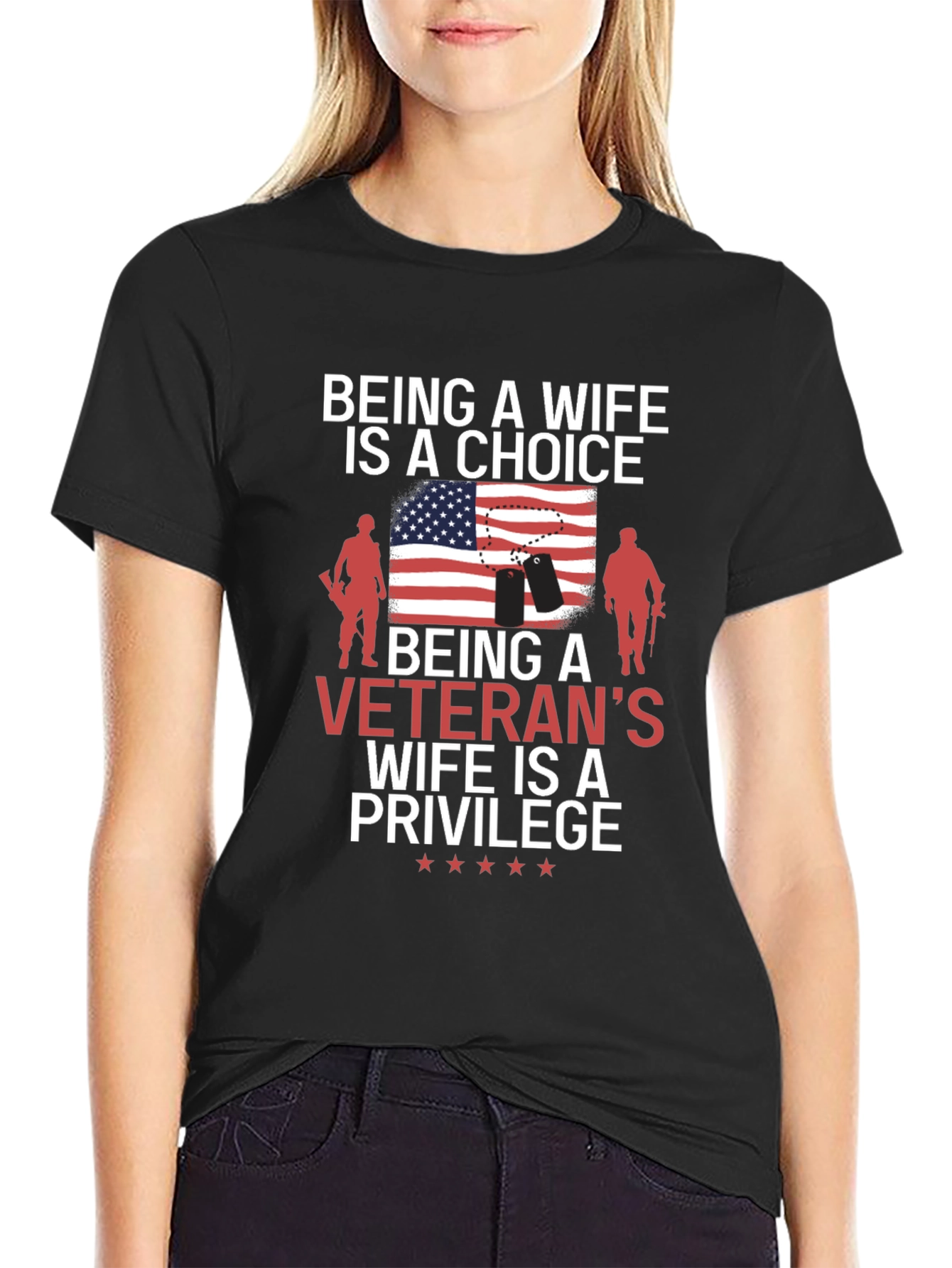 Veterans Wife Choice T-Shirt