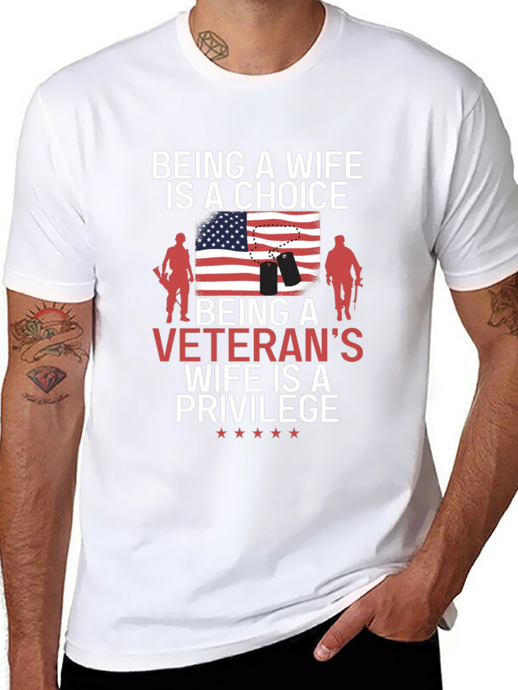 Veterans Wife Choice T-Shirt