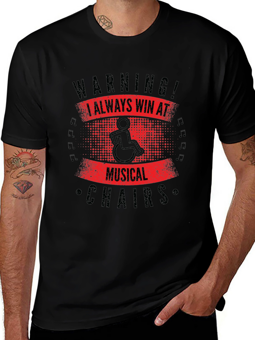 Warning! Always Win at Musical Chairs T-Shirt