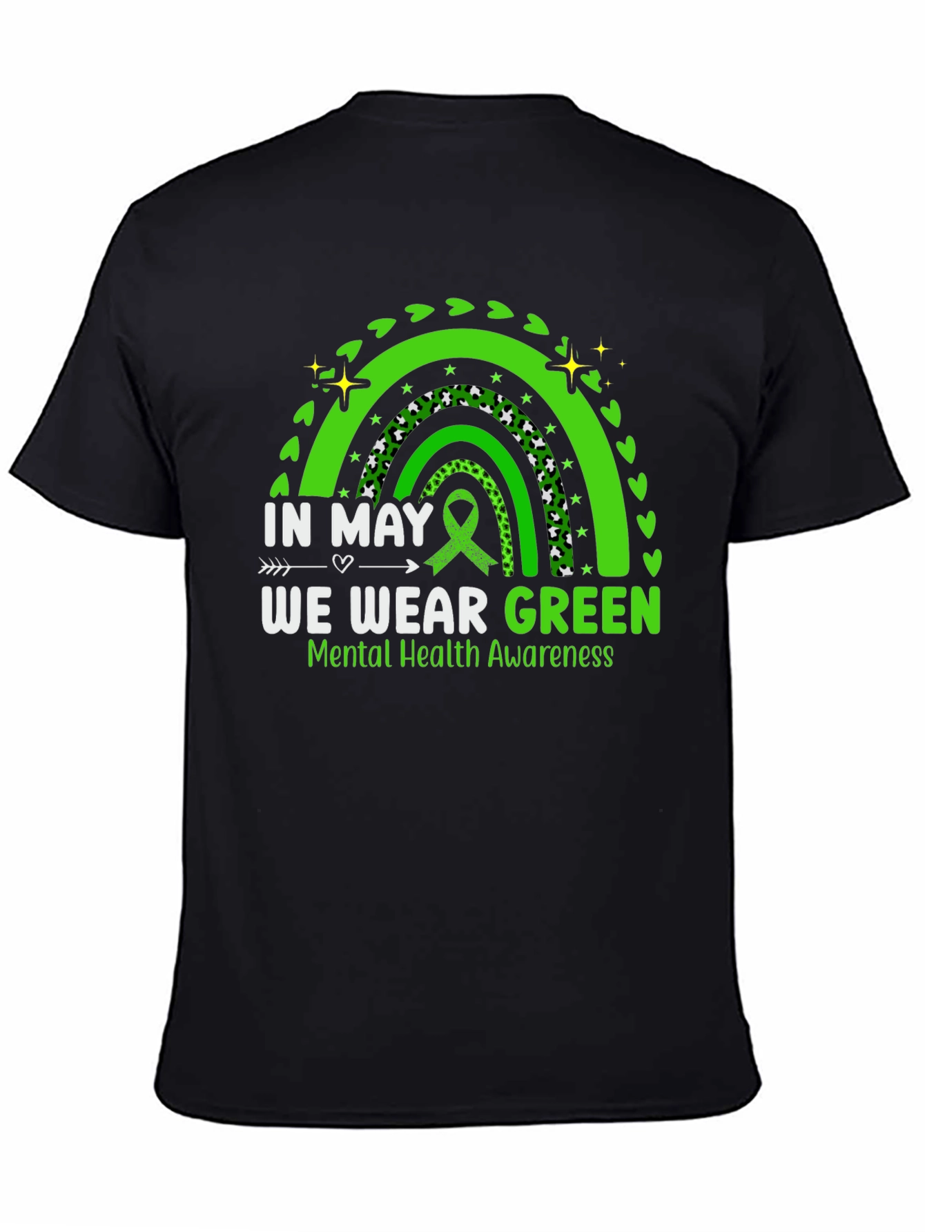 In May We Wear Green Mental Health Awareness T-Shirt