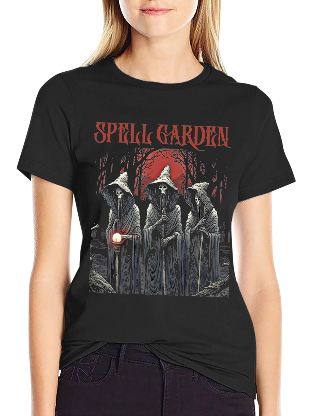 Spell Garden Grim Reaper Graphic T-Shirt
