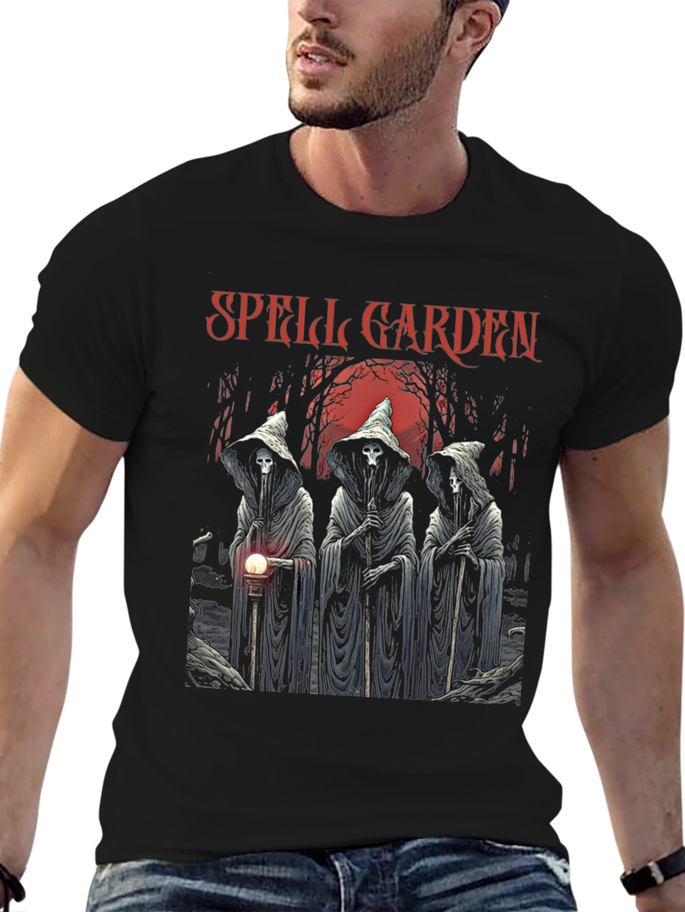 Spell Garden Grim Reaper Graphic T-Shirt