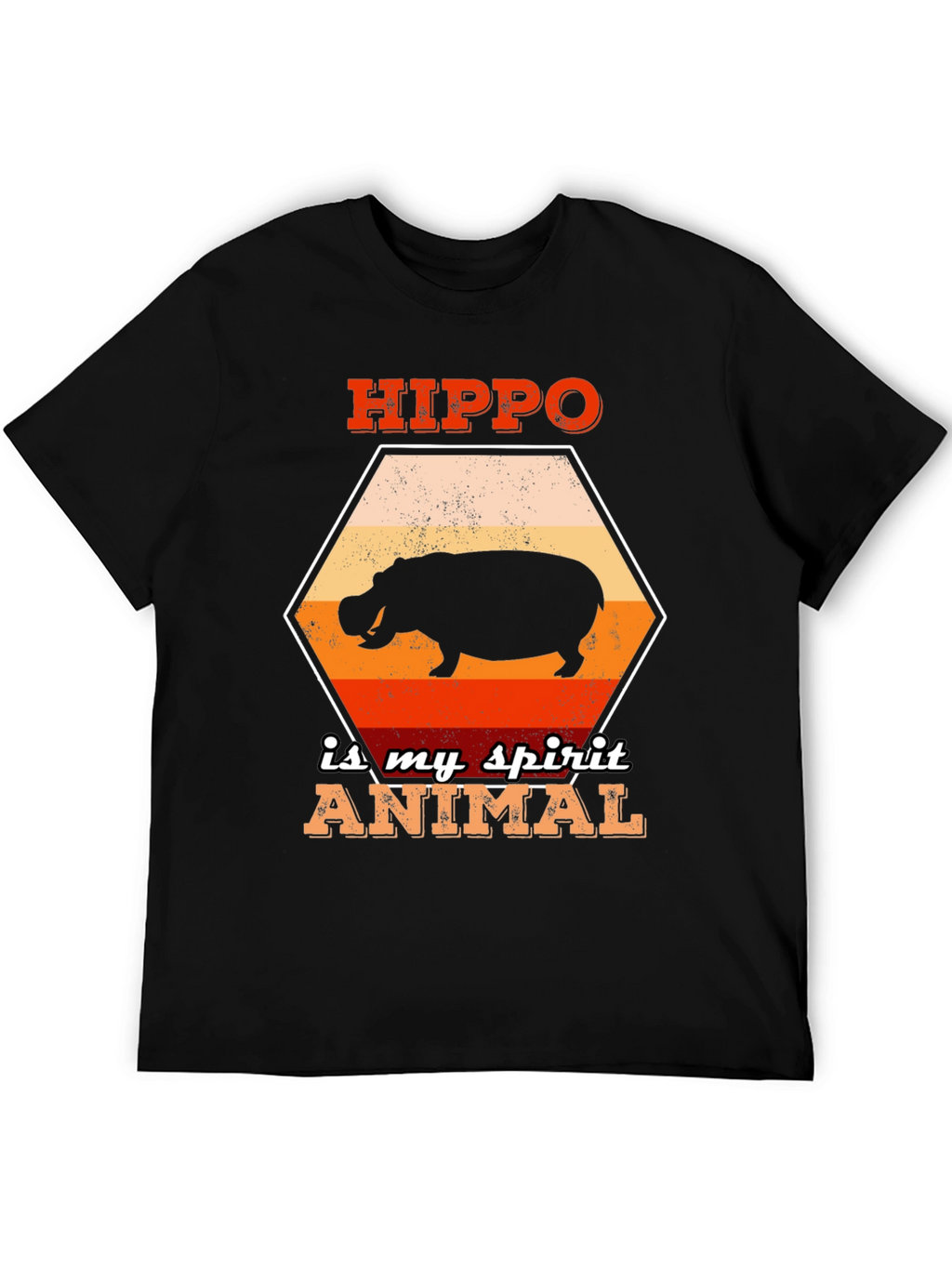Hippo Spirit Animal Graphic T-Shirt - Unisex