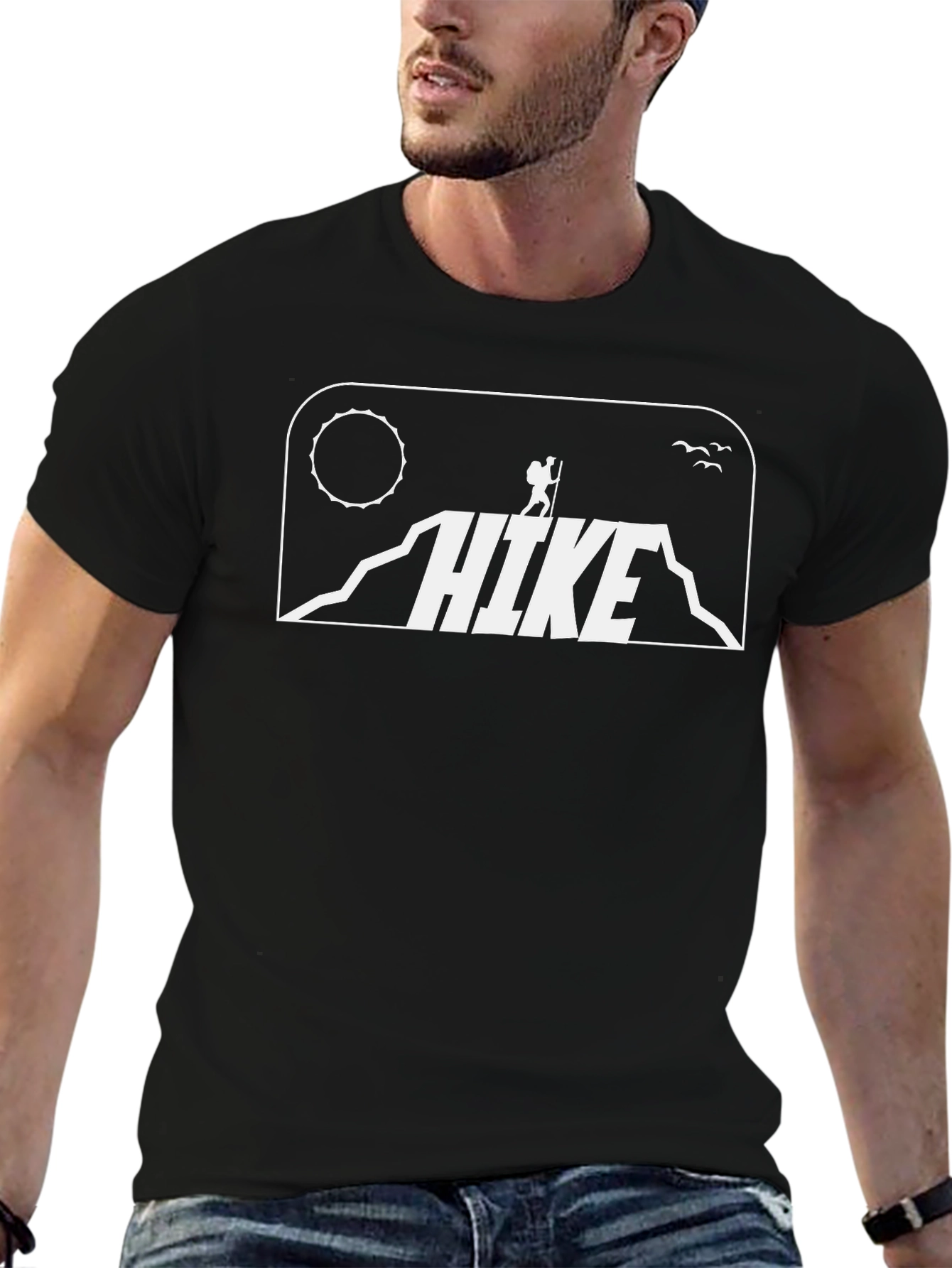 Hike Graphic Tee - Black Short Sleeve Hiking Shirt