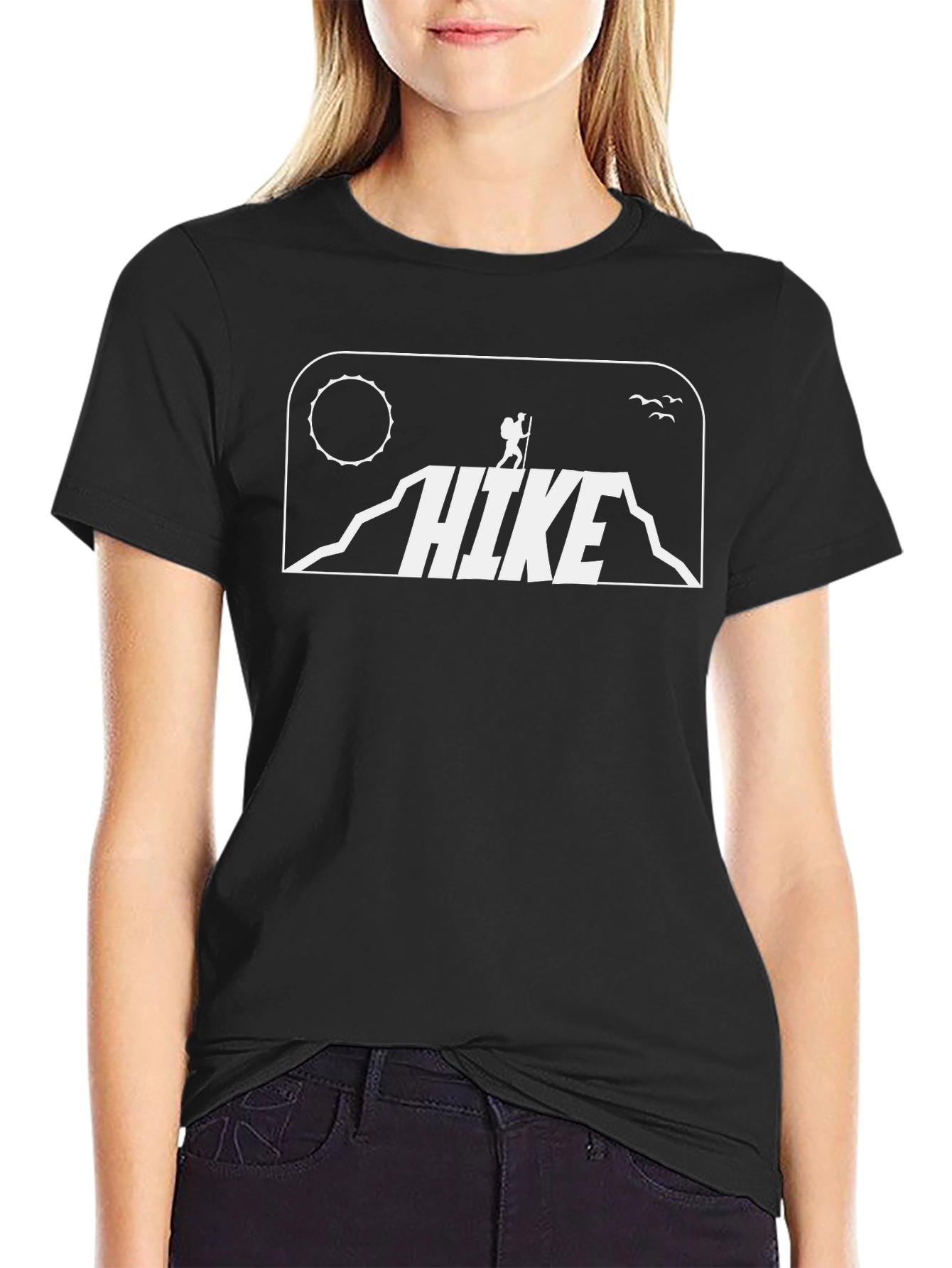 Hike Graphic Tee - Black Short Sleeve Hiking Shirt