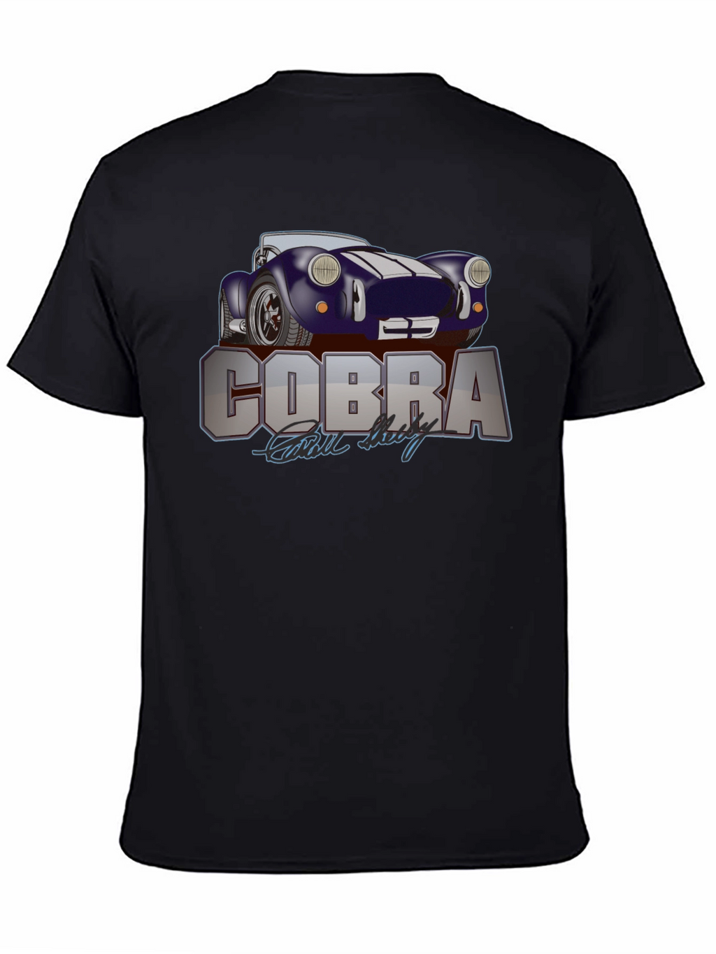 Cobra Car Graphic T-Shirt - Mens Black Tee