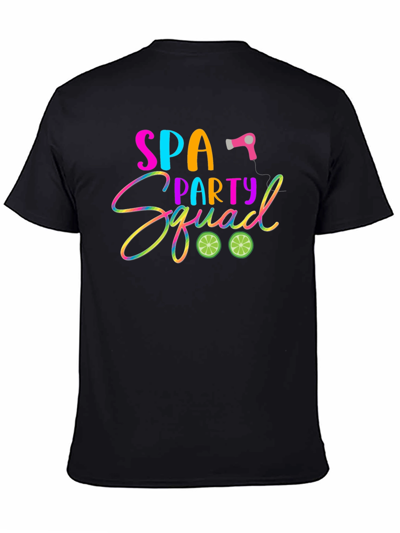 Spa Party Squad T-Shirt: Fun & Vibrant Design