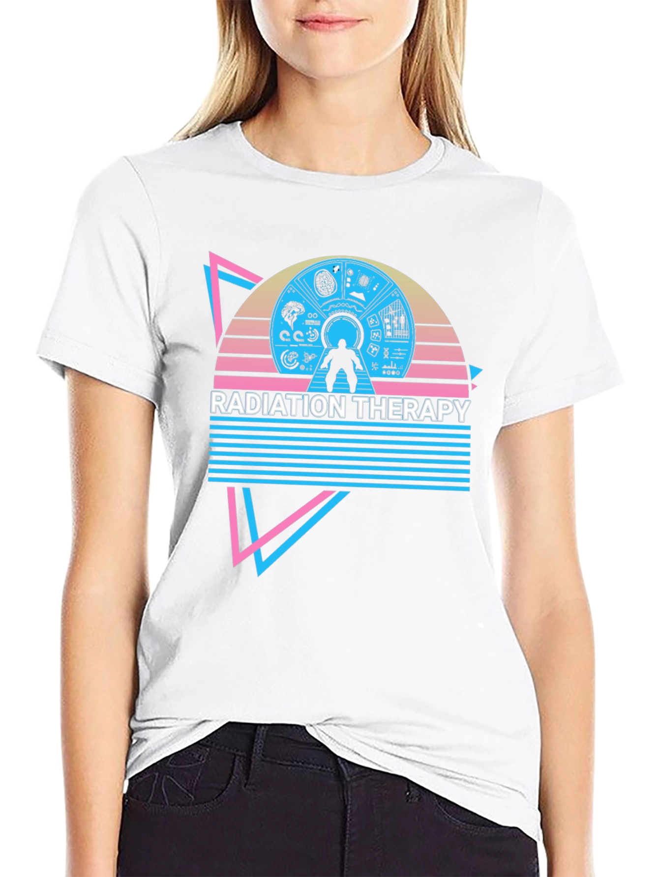 Radiation Therapy Retro Style T-Shirt