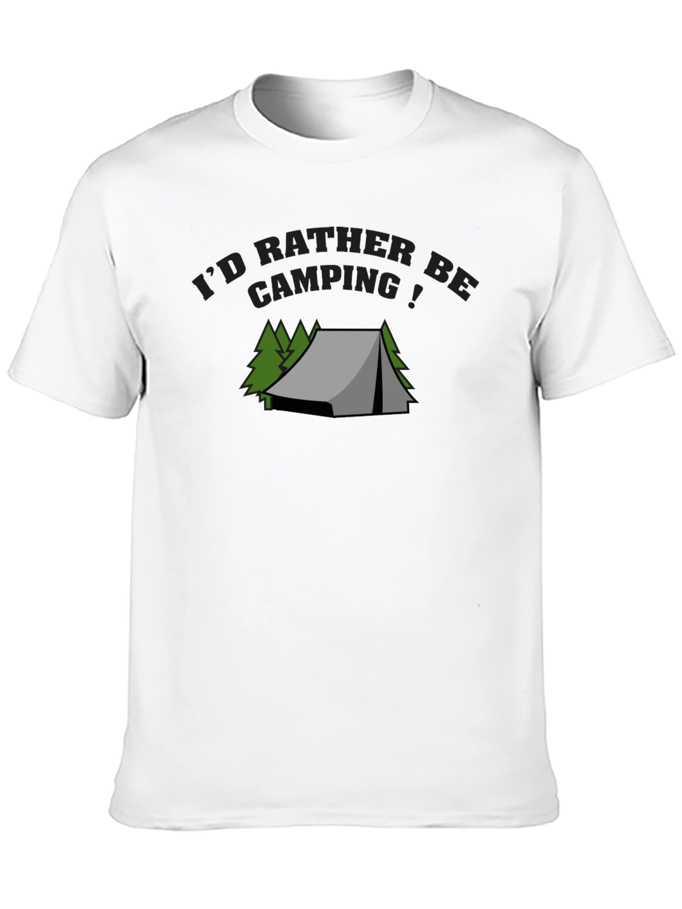 Camping Graphic Tee - Id Rather Be Camping