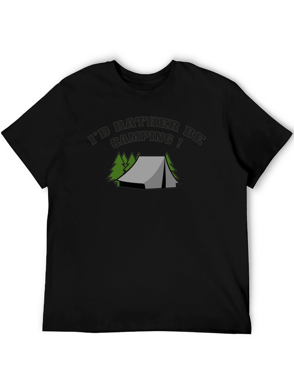 Camping Graphic Tee - Id Rather Be Camping