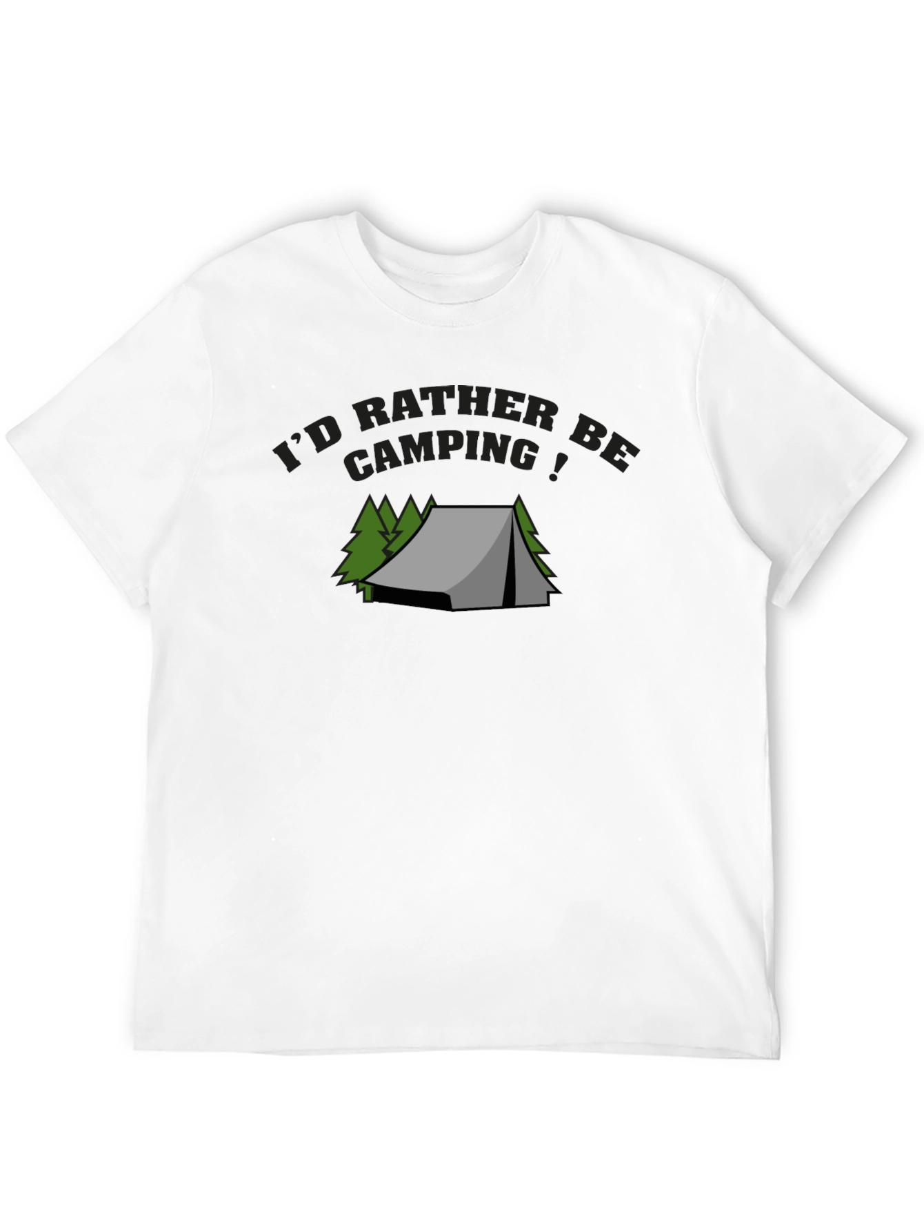 Camping Graphic Tee - Id Rather Be Camping