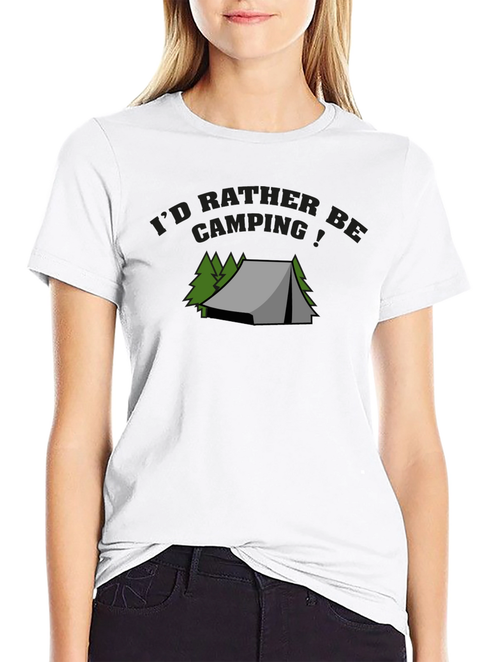Camping Graphic Tee - Id Rather Be Camping