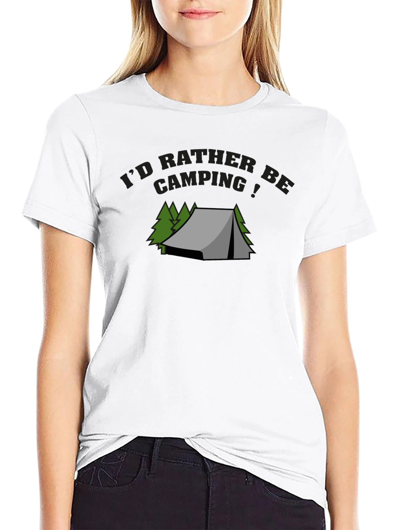Camping Graphic Tee - Id Rather Be Camping