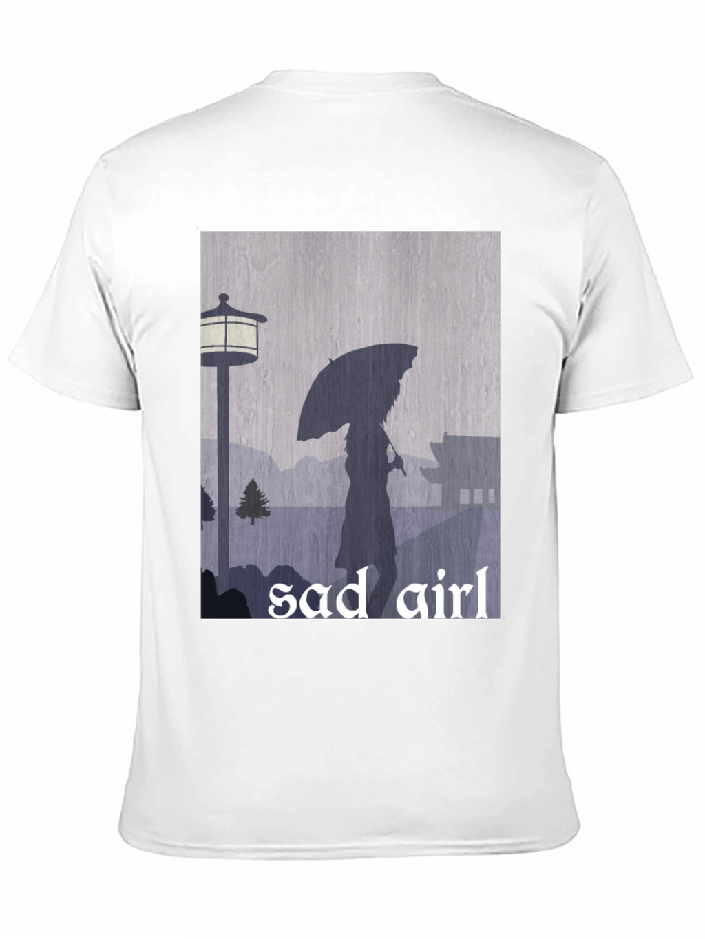 Sad Girl Graphic Tee - Moody Aesthetic T-Shirt
